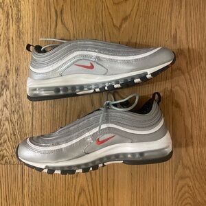 Nike Air Max 97 OG Silver. Like new (read description on size)